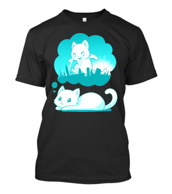 World Domination Cat Dreaming Of Destruction T-Shirt