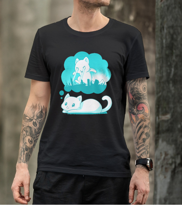 World Domination Cat Dreaming Of Destruction T-Shirt