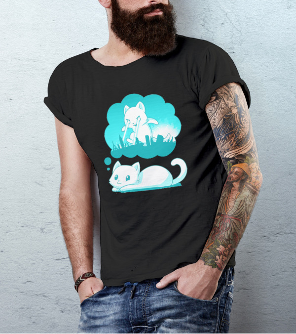 World Domination Cat Dreaming Of Destruction T-Shirt