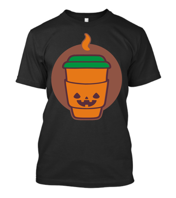 Jack O Latte Pumpkin Spice Halloween Coffee Cup T-Shirt