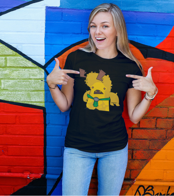 Jimmy Inspired Creature Yellow Monster Cartoon T-Shirt