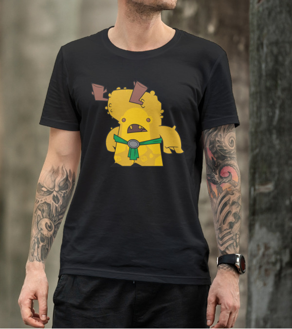 Jimmy Inspired Creature Yellow Monster Cartoon T-Shirt