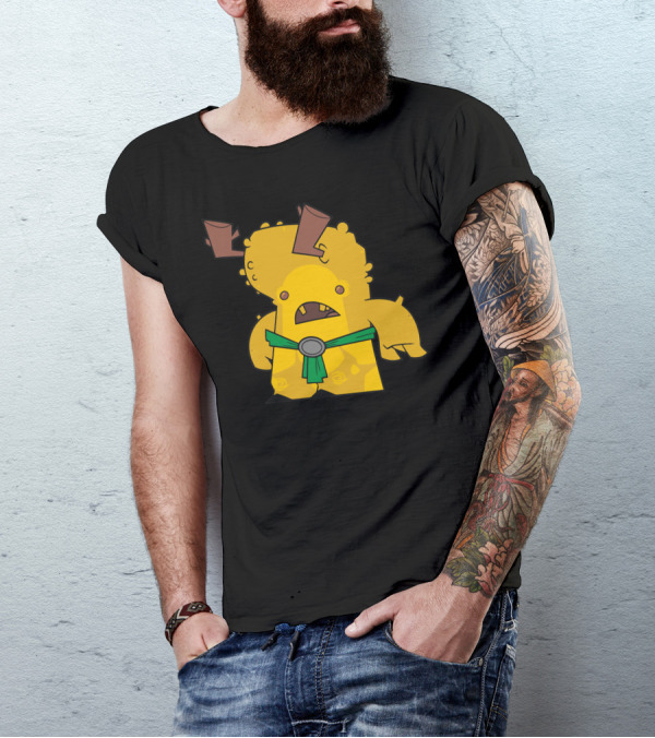 Jimmy Inspired Creature Yellow Monster Cartoon T-Shirt