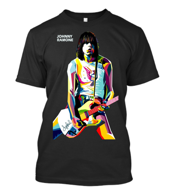 Johnny Ramone Colorful Guitarist T-Shirt
