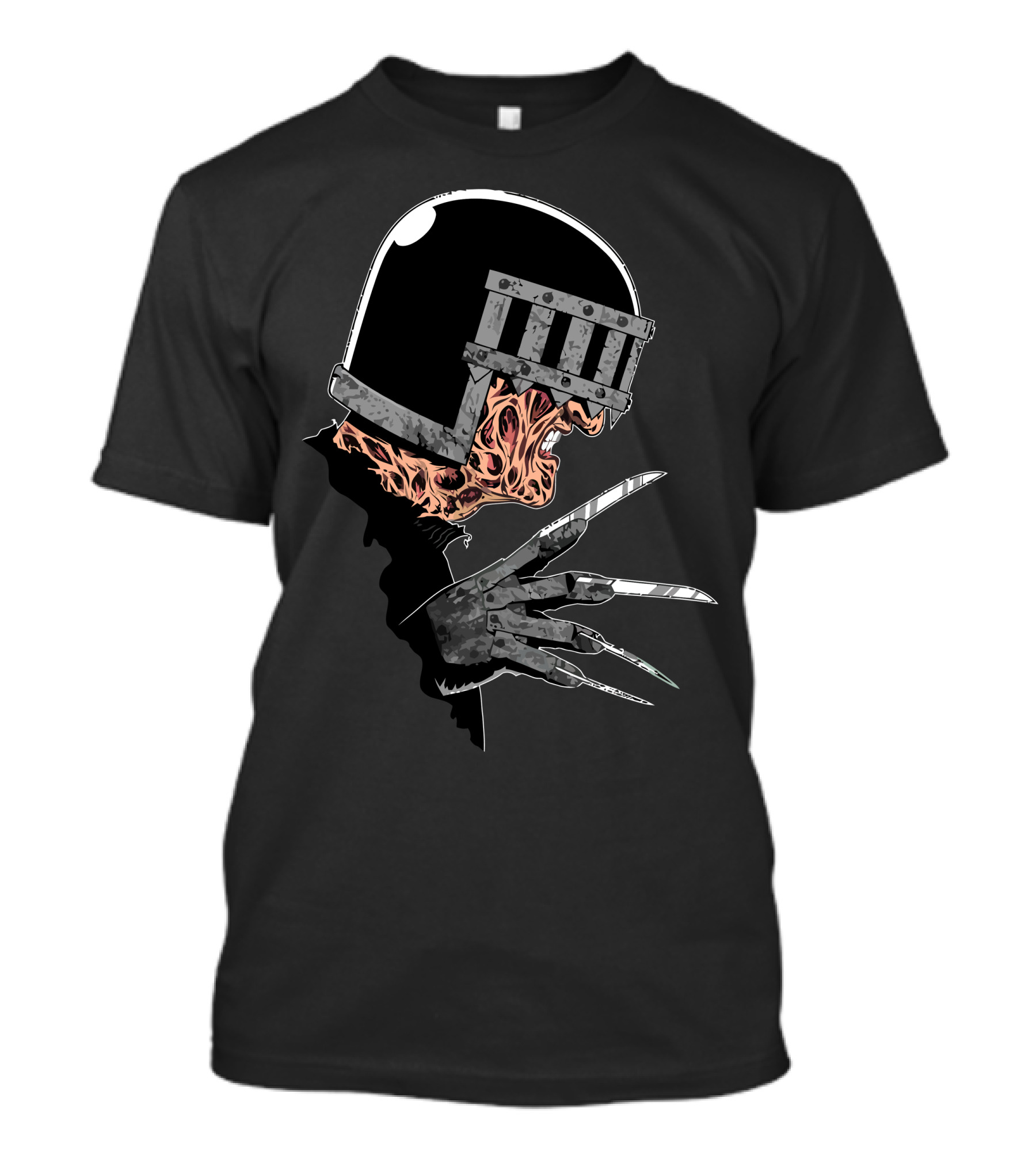 Judge Freddy Krueger Crossover Helmet Claws T-Shirt