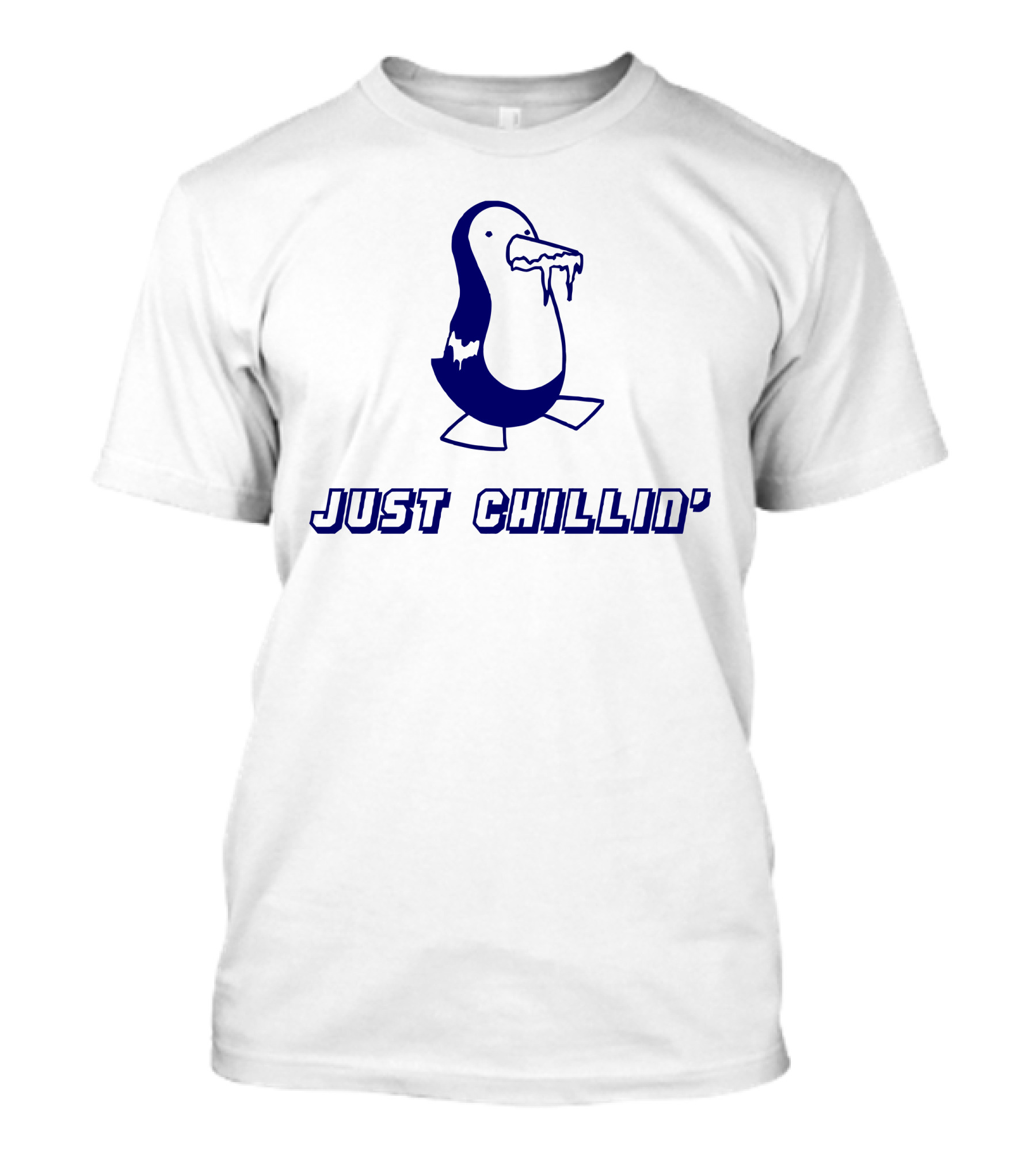 Just Chillin' Penguin With Ice Cream T-Shirt