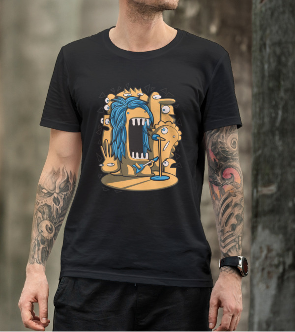 Just Sing Blue-Haired Monster Chorus T-Shirt