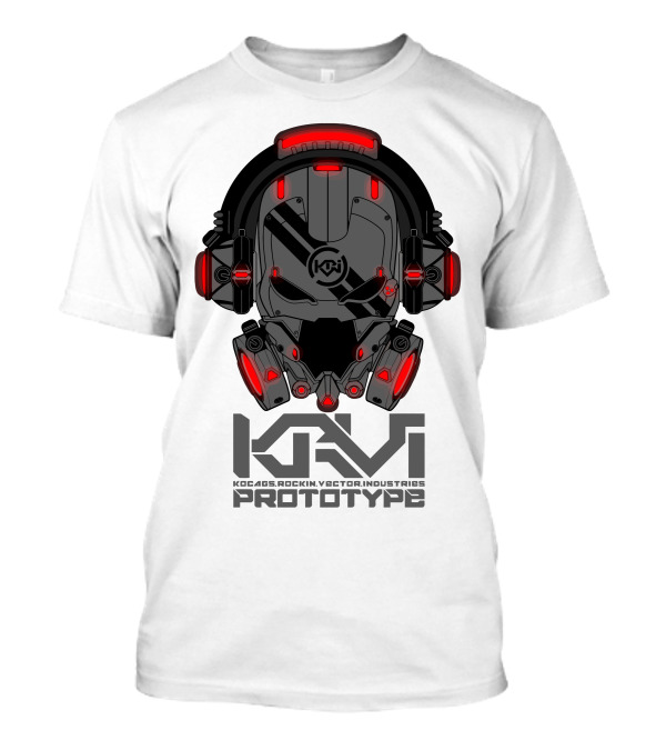 KRVI Kocas Rockin Vector Industries Prototype Mask T-Shirt
