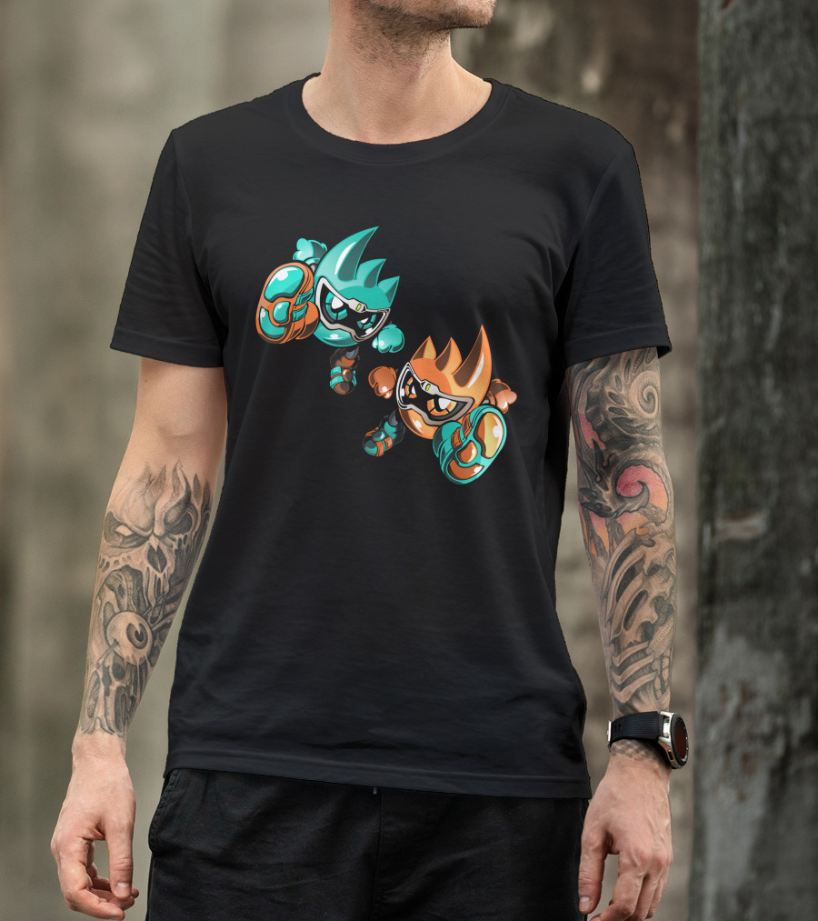 Kamen Rider Ex Aid Mighty Brothers Double Heroic Action T-Shirt
