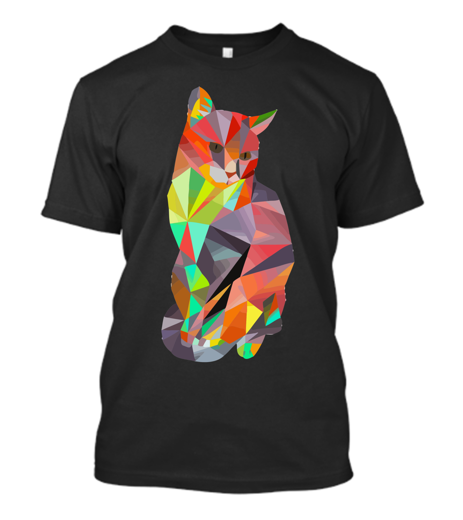 Karl Kater Alfonso Geometric Cat T-Shirt