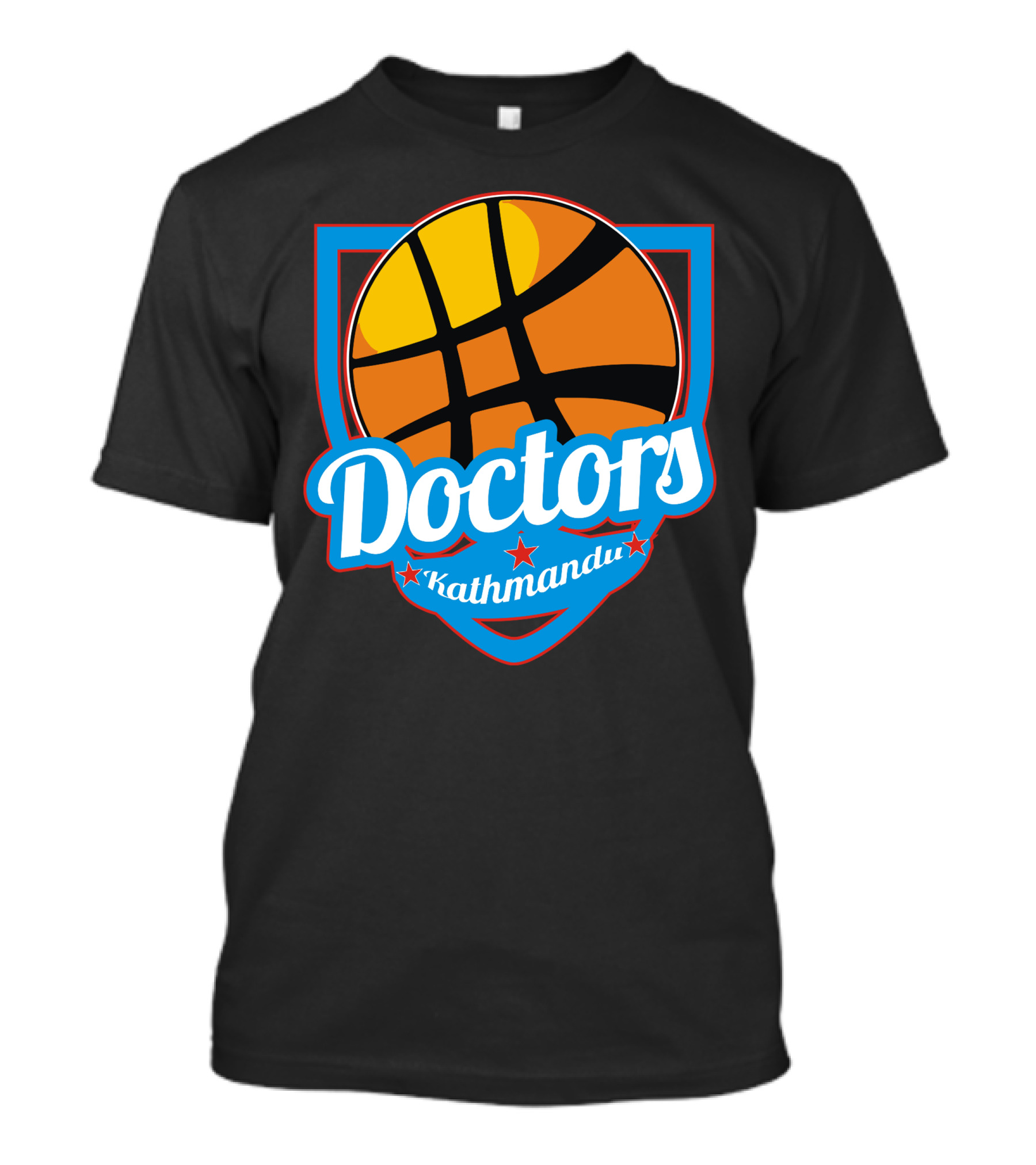 Kathmandu Doctors Basketball Shield T-Shirt