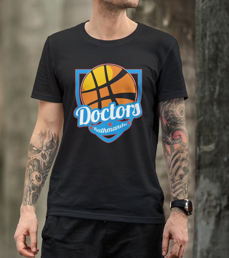 Kathmandu Doctors Basketball Shield T-Shirt