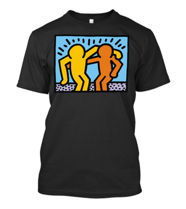 Keith Haring Dancing Figures Classic Pop T-Shirt