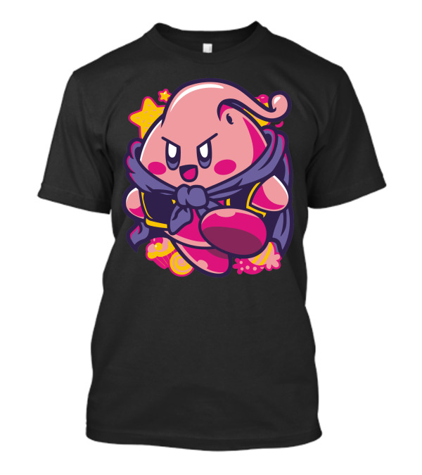 Kirbuu Majin Buu Kirby Fusion Crossover Fan T-Shirt