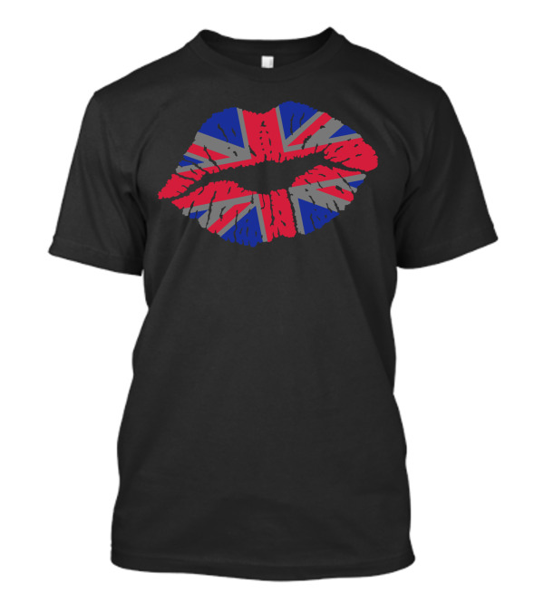 Kiss UK Union Jack Lips T-Shirt