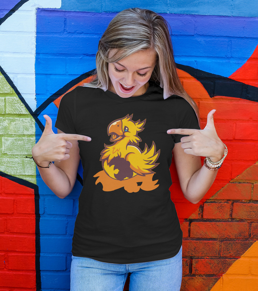 Kweh Chocobo Final Fantasy Gaming Fan T-Shirt