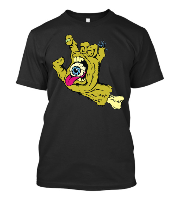 Screaming Hand With Eye And Tongue 'La Main Qui Hurle' T-Shirt