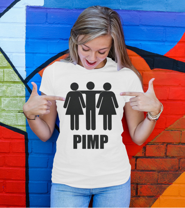 Ladies Man Pimp Iconic Symbol T-Shirt