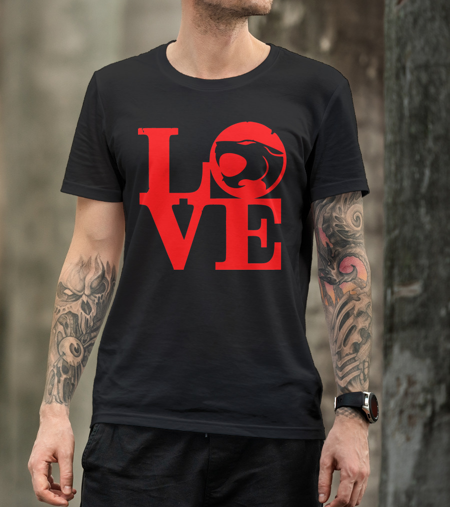 Love Thundercats Red Black T-Shirt