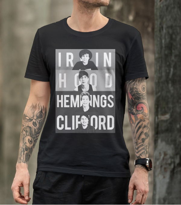 Irwin Hood Hemmings Clifford SOS 5 Seconds Of Summer T-Shirt