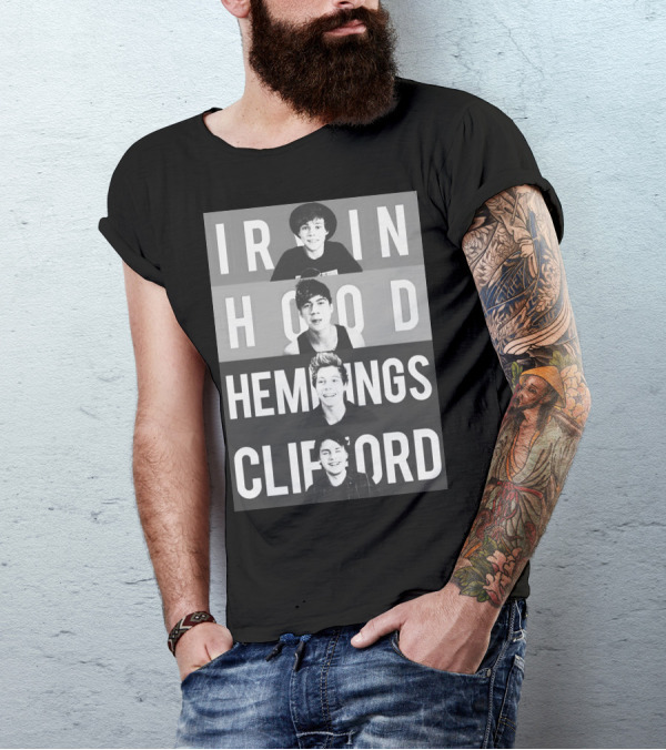 Irwin Hood Hemmings Clifford SOS 5 Seconds Of Summer T-Shirt