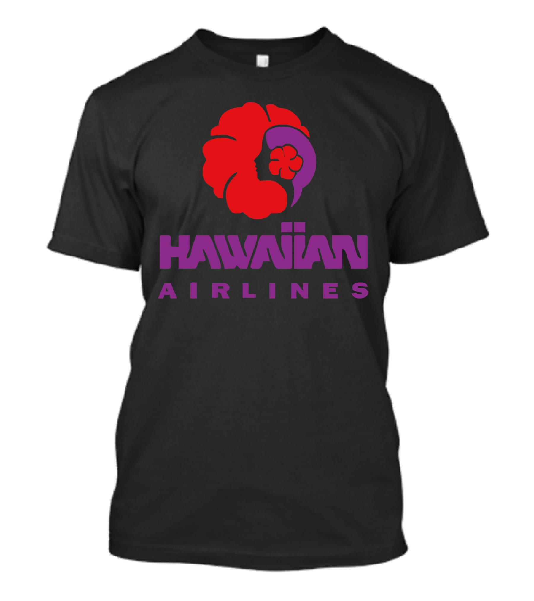 Hawaiian Airlines Bold Iconic Logo With Hibiscus Flower T-Shirt