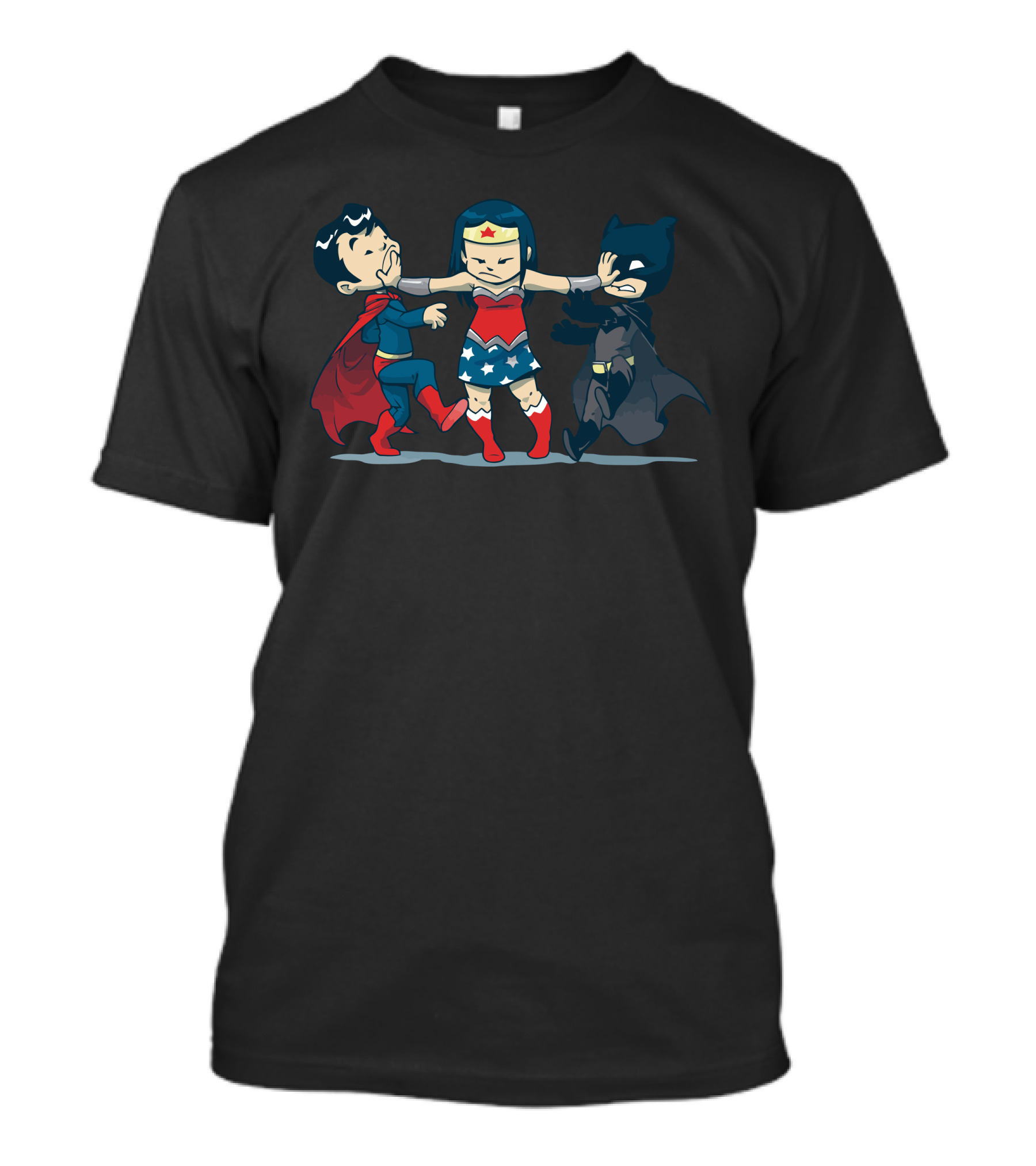 Super Childish Justice Trio Playful Heroes T-Shirt