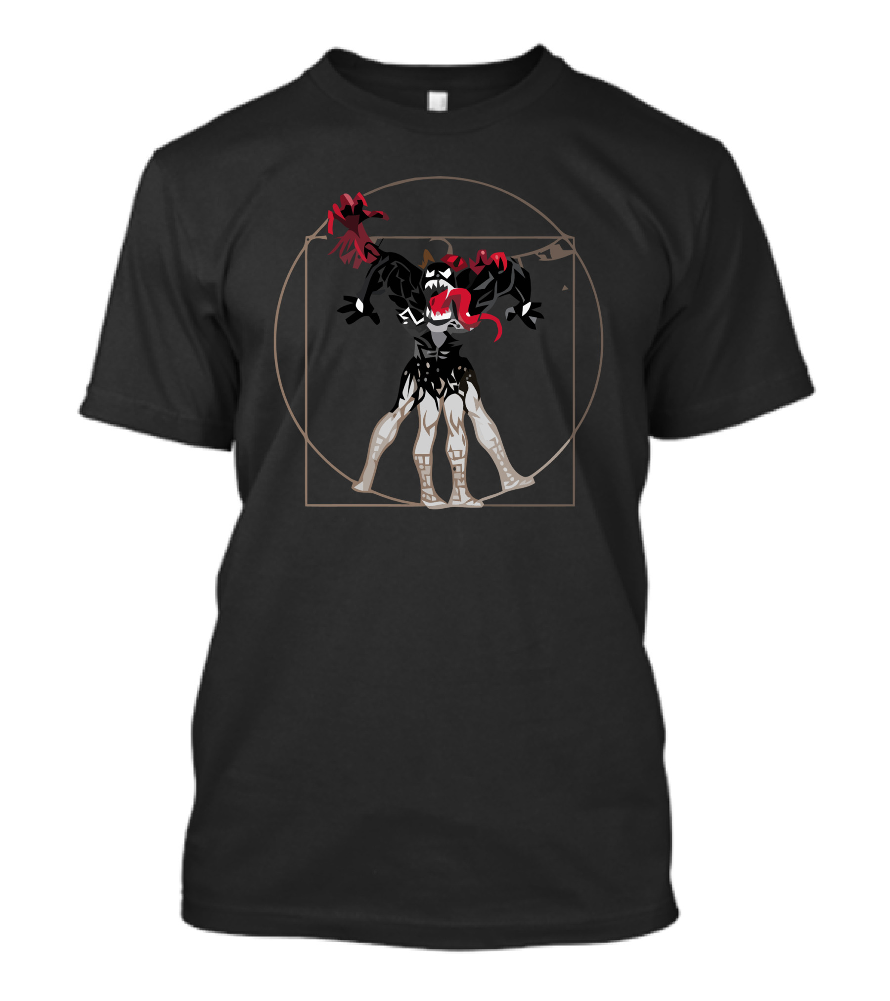 Venom Symbiote Vitruvian Mashup T-Shirt
