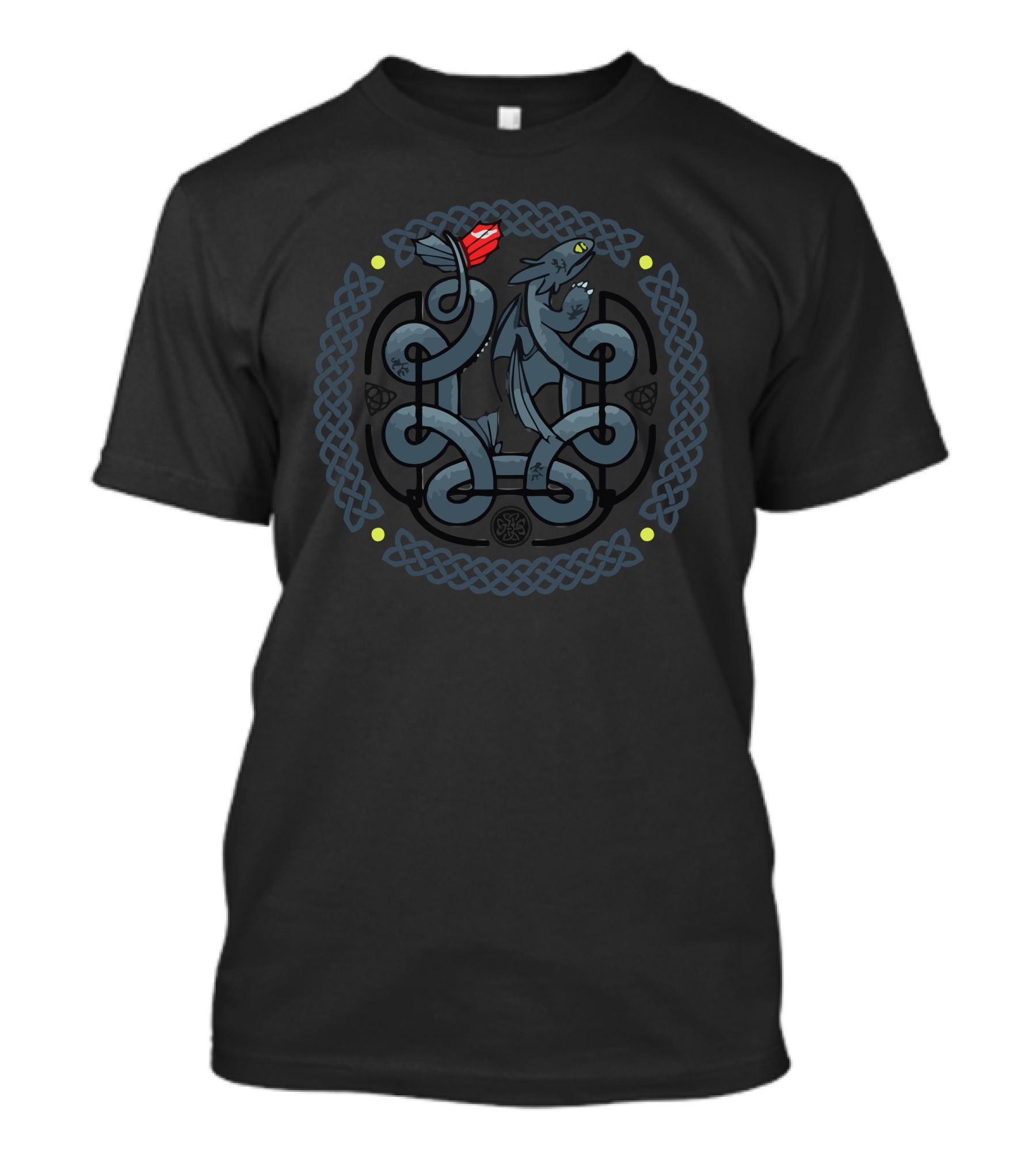 The Dragon Celtic Knot Viking Mythology T-Shirt