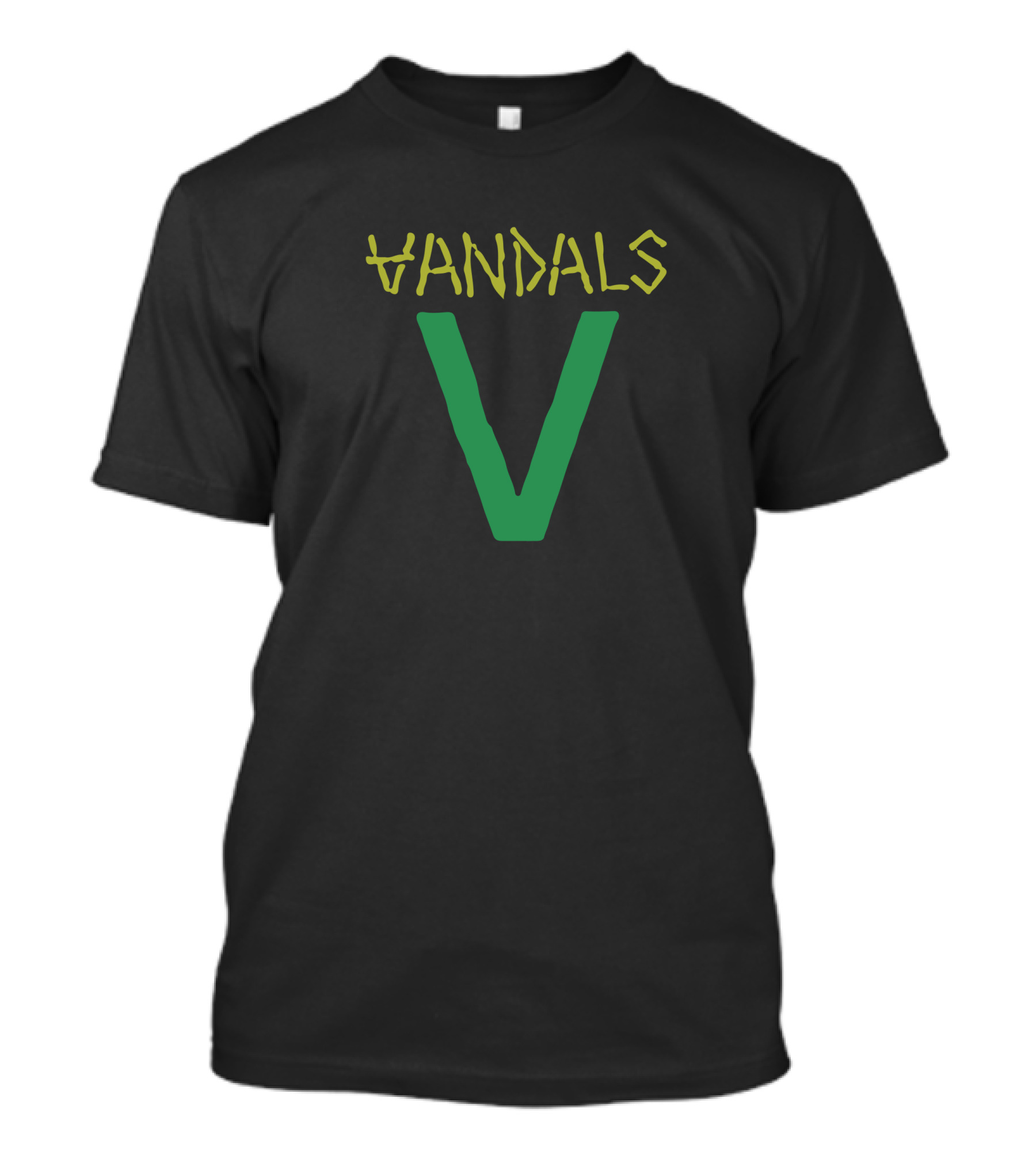 Vandals Bold Green V T-Shirt