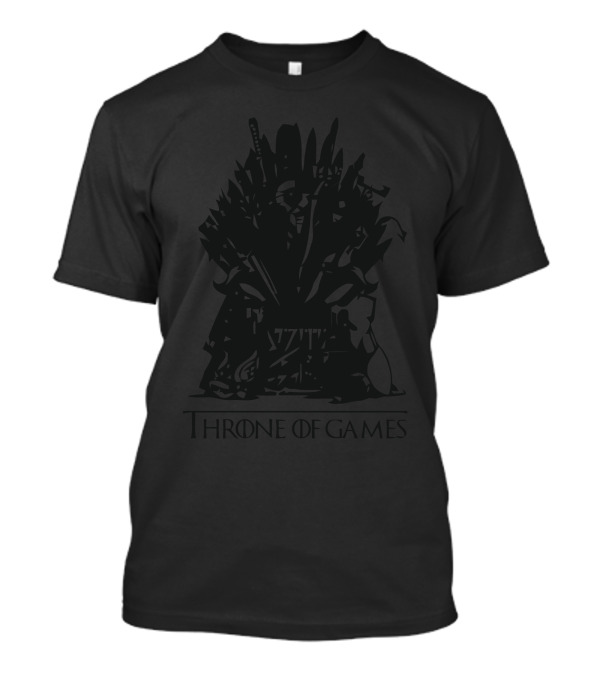 Throne Of Games Chair Made Of Classic Video Game Controllers And Accessories T-Shirt