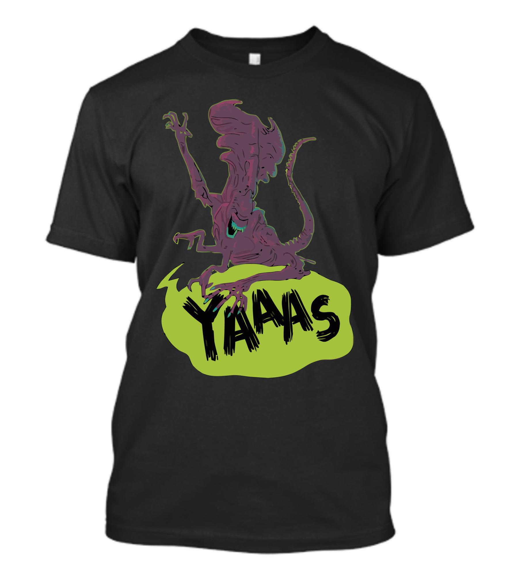Yaaas Alien Creature Embrace T-Shirt