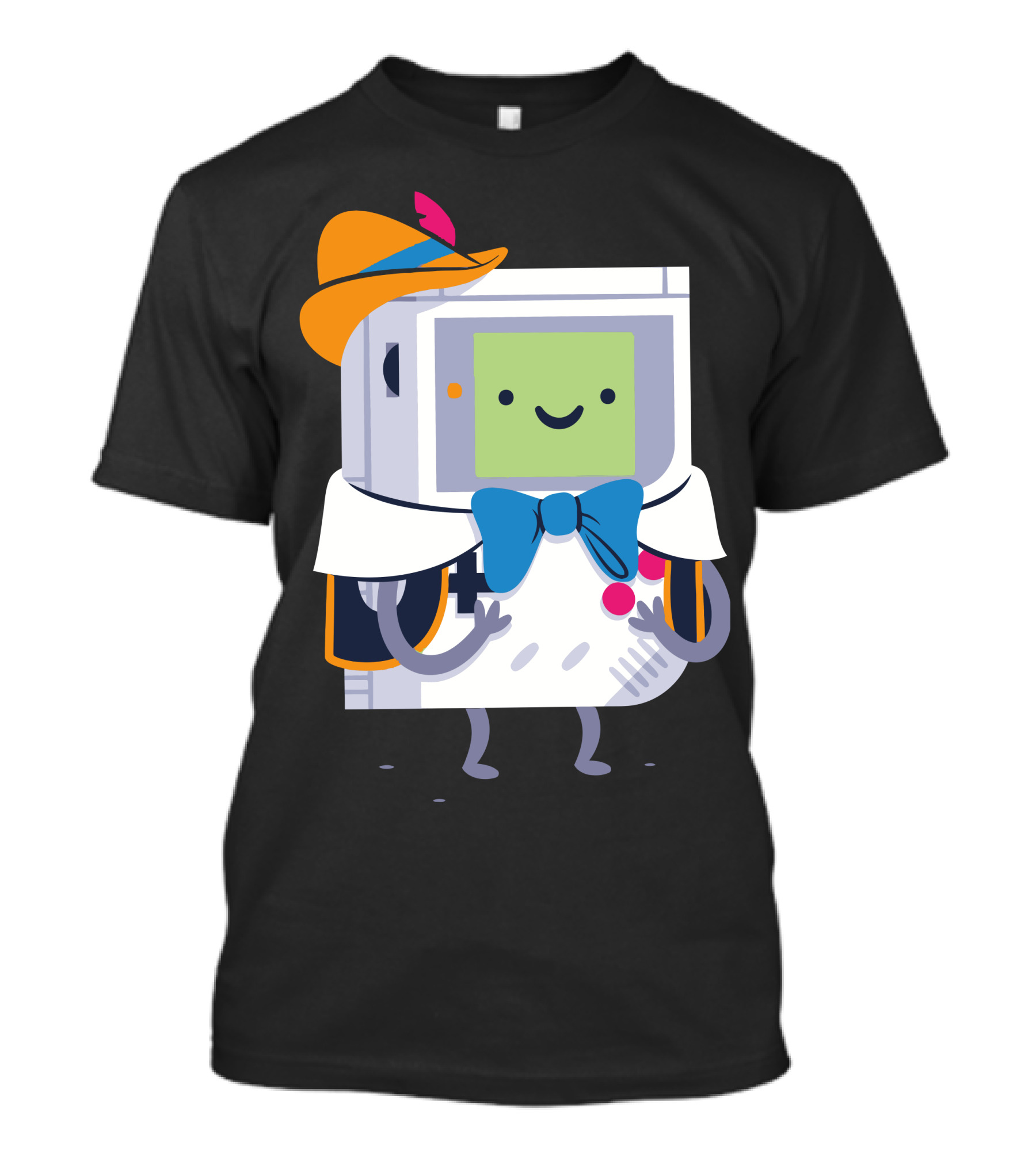 And Someday Retro Game Console Dressed In Bow Tie And Hat T-Shirt