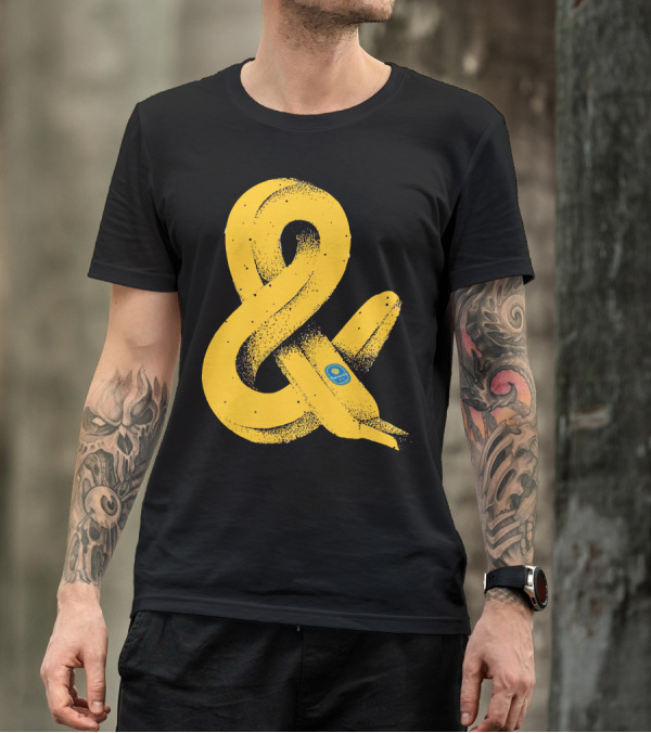BanA And Yellow Banana Ampersand T-Shirt