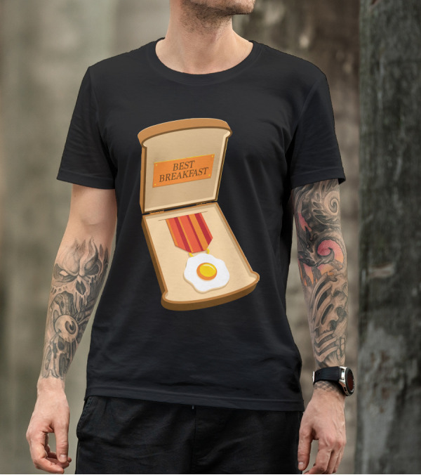 Best Breakfast Medal Egg Award T-Shirt
