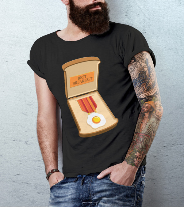Best Breakfast Medal Egg Award T-Shirt
