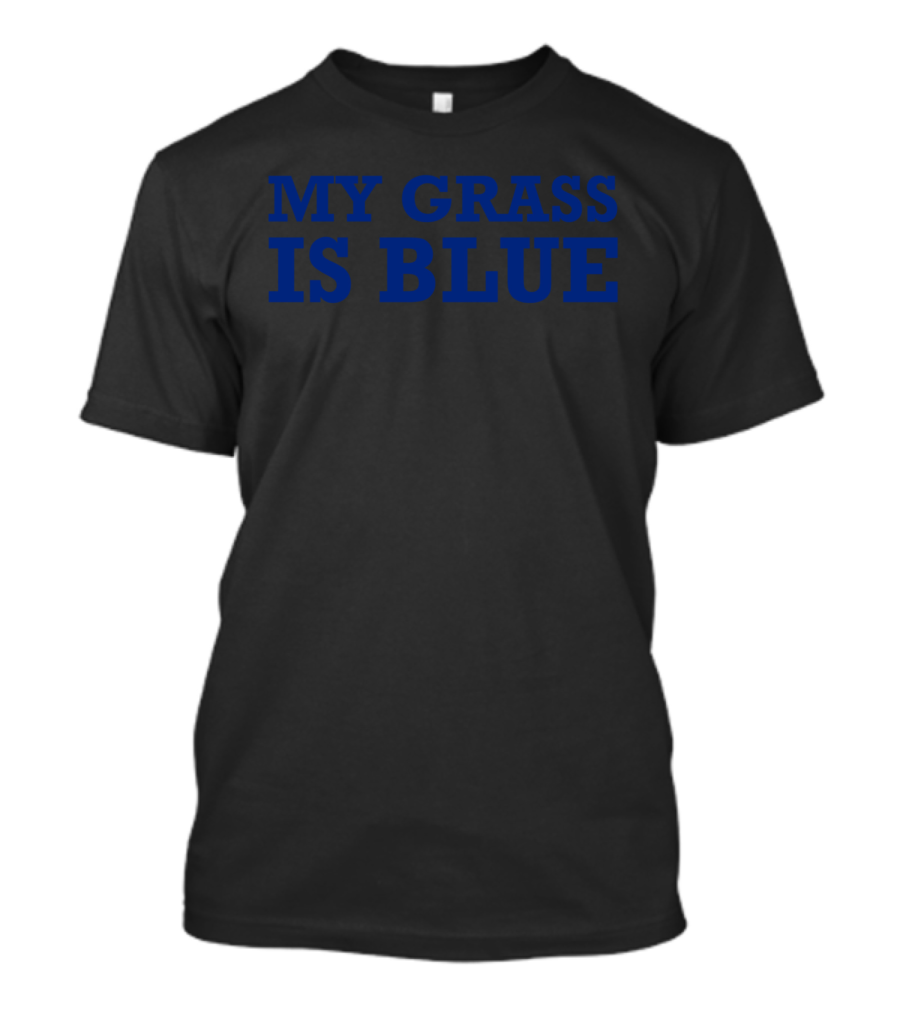 My Grass Is Blue Blue Grass Country Music Cool Harmonica Banjo T-Shirt