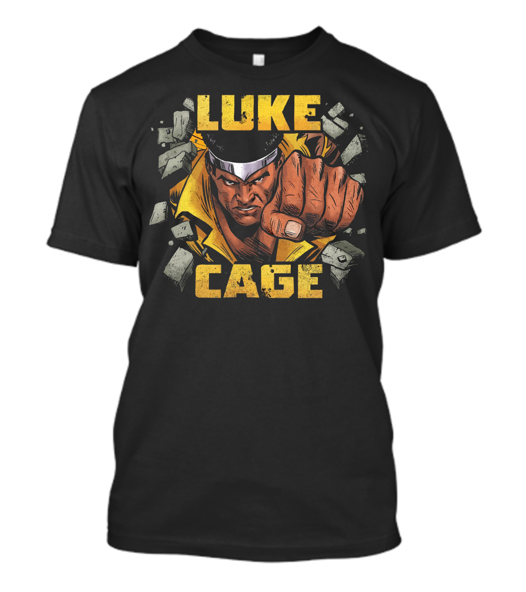 Luke Cage Break The Wall Iconic Marvel Hero T-Shirt