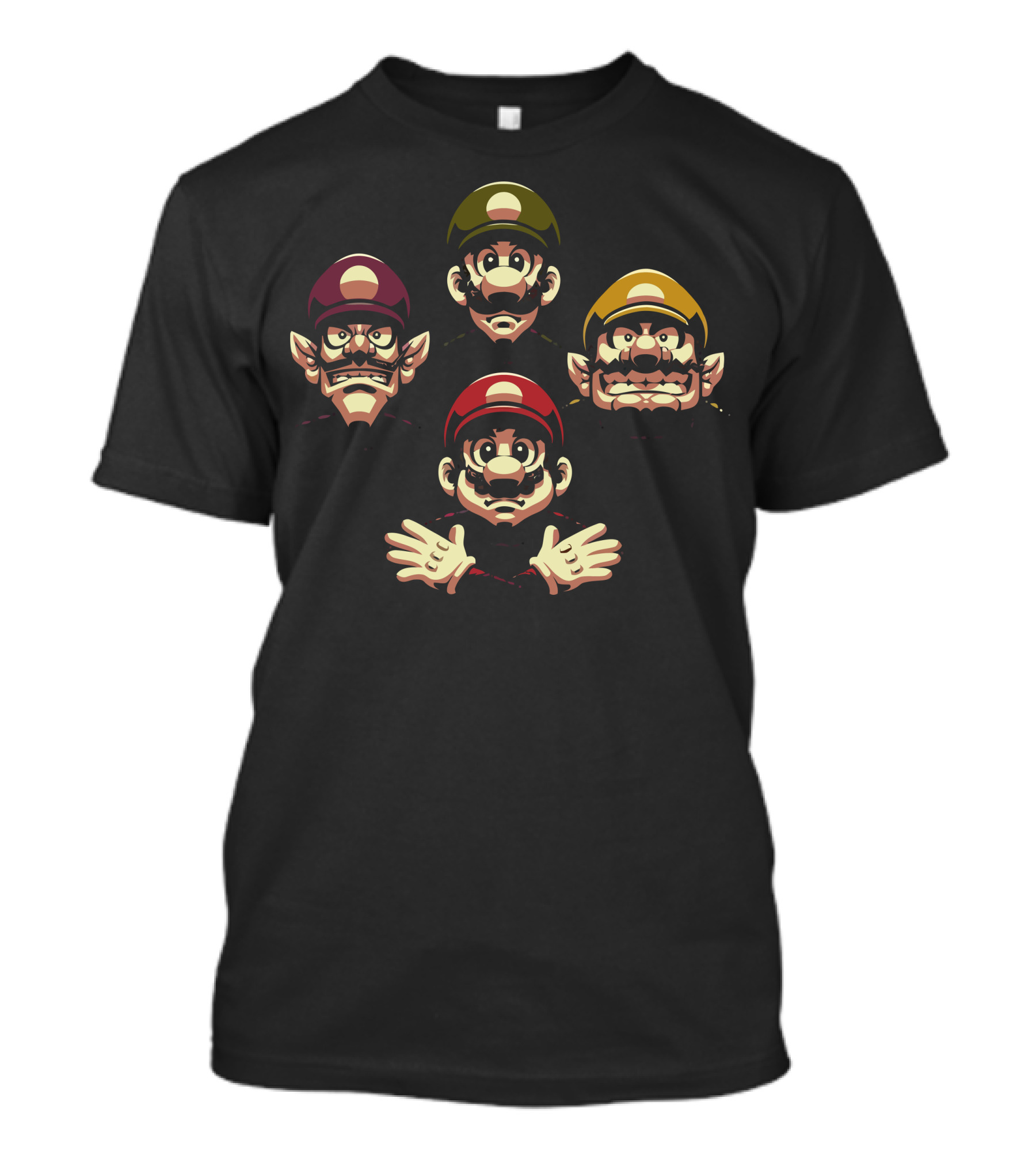 Brohemian Rhapsody Featuring Mario And Friends In Iconic Pose T-Shirt