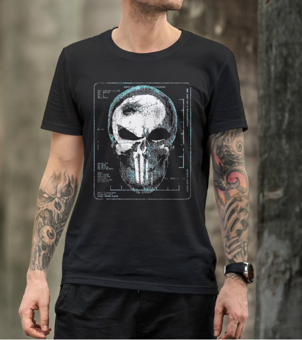 Model 598-79 Skull Frank Castle Bulletproof T-Shirt