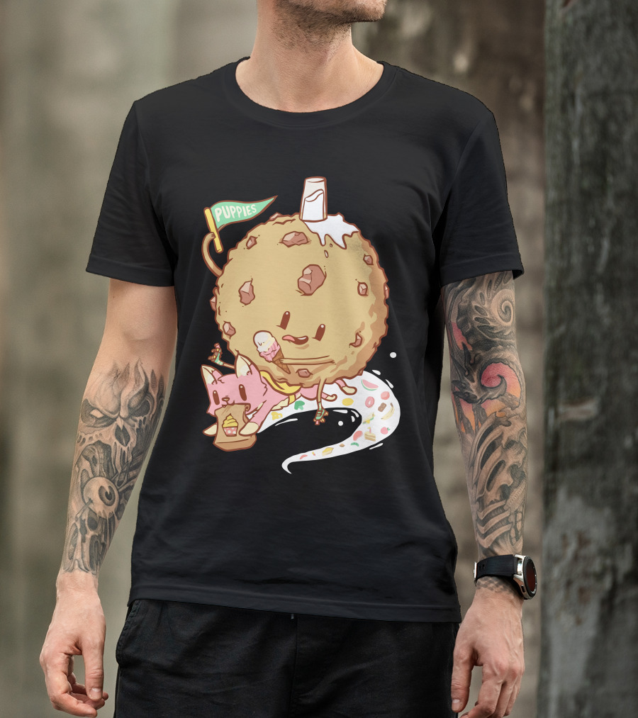 Puppies Cookie Cake Ice Cream Delivery Adventure T-Shirt