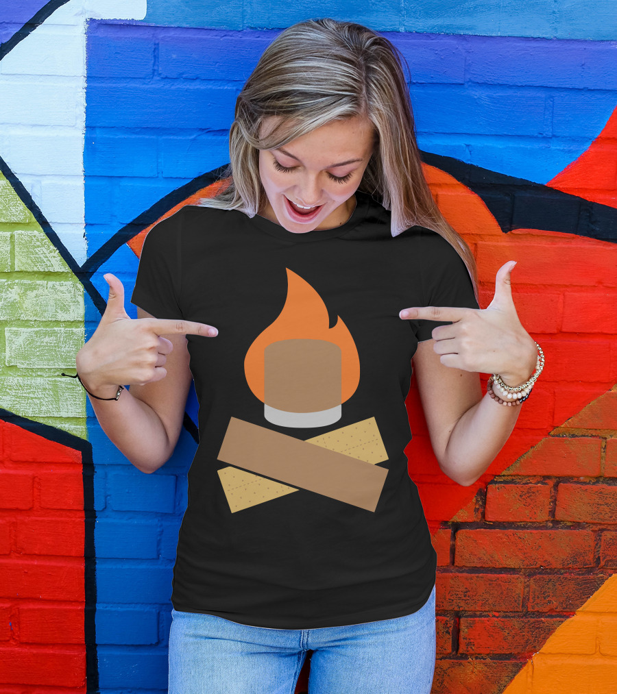 Campfire Marshmallow And S'mores Tradition T-Shirt