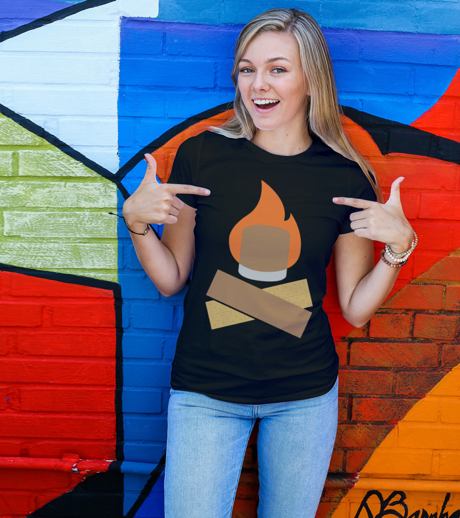 Campfire Marshmallow And S'mores Tradition T-Shirt