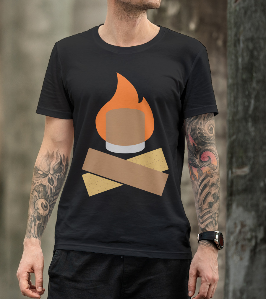 Campfire Marshmallow And S'mores Tradition T-Shirt