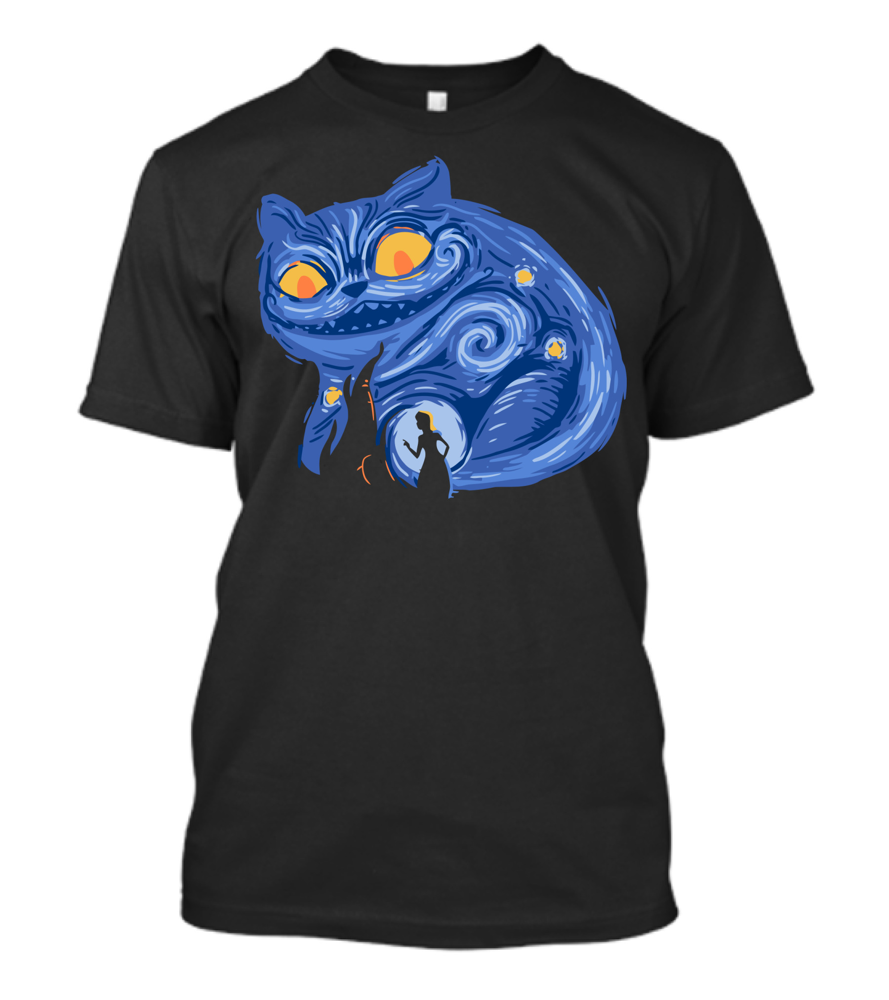Alice In Wonderland Starry Cheshire Night T-Shirt