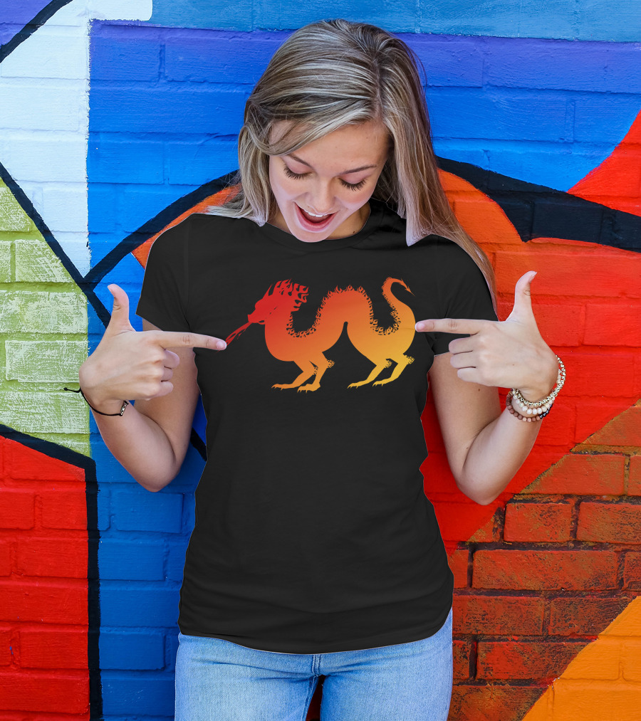 Chinese New Year Fire Dragon T-Shirt