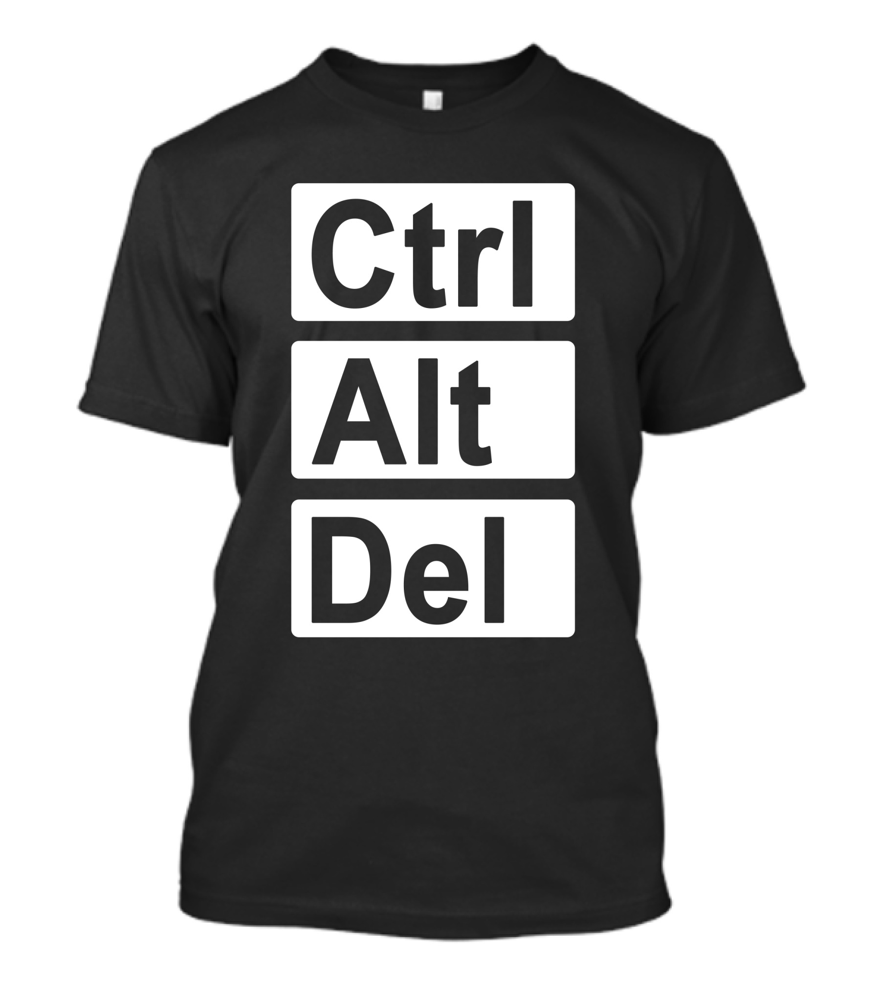 Control Alt Del Keys Iconic Reboot Sequence T-Shirt