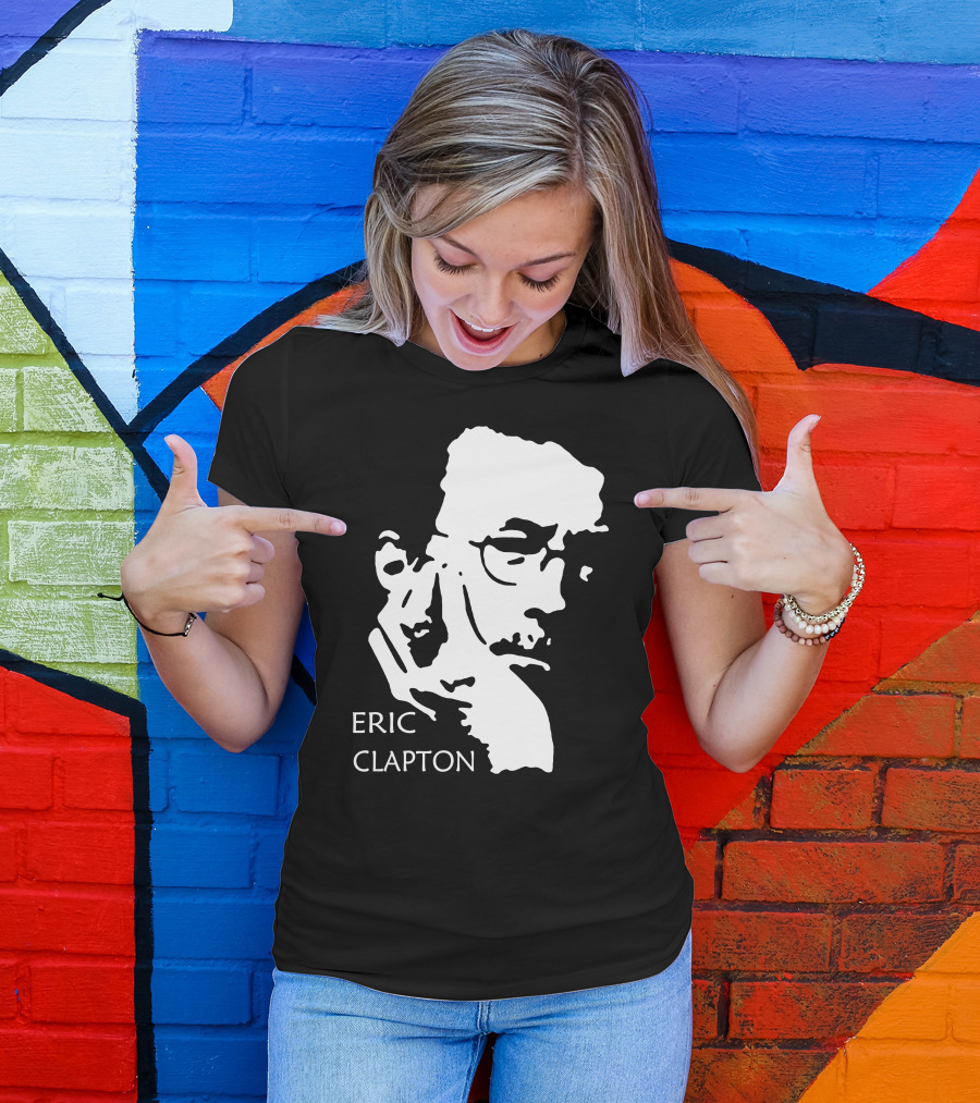 ERIC CLAPTON Stylized Face T-Shirt
