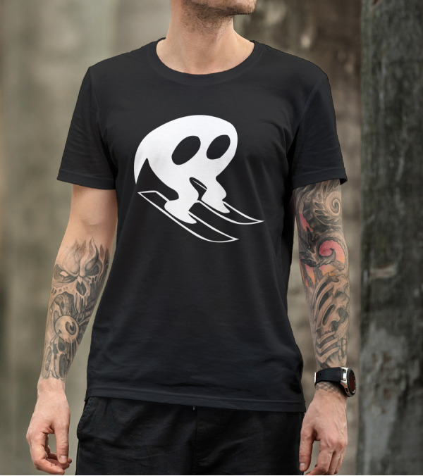Horace Goes Skiing Skeleton Skier T-Shirt
