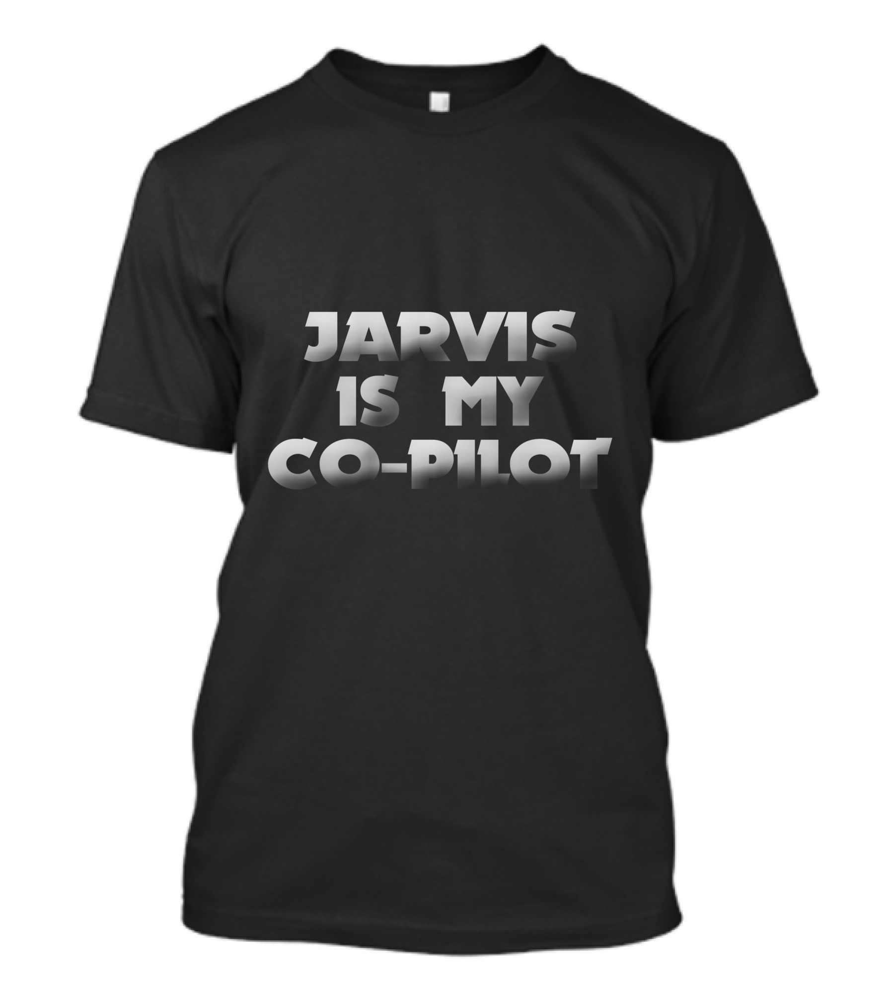 Jarvis Is My Co Pilot Iron Man Reference T-Shirt